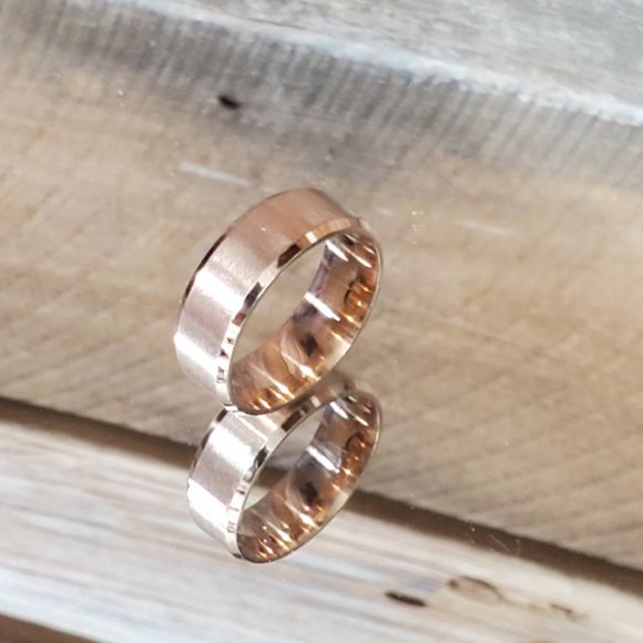 Quentin Ring - Rose Gold Stainless Steel Men's Ring - Picture 2 of 10